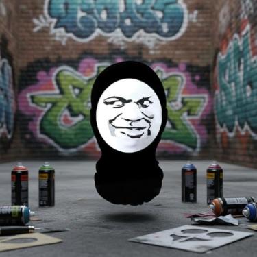 Imagem de 3D Funny Full Face Mask Elastic Mesh Simulation Balaclava Hat for Cosplay Headwear