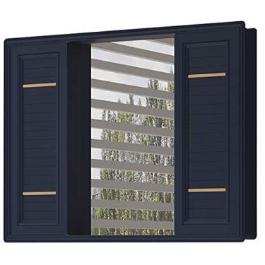 Imagem de Armário de espelho de banheiro, armário de armazenamento deslizante de alumínio espacial, armário de espelho montado na parede, espelho prata HD, para banheiro, cozinha, quarto. (C 100 cm)