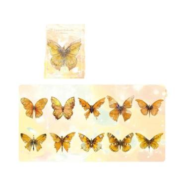 Imagem de Pacote De Adesivos Com Tema De Borboleta, 20 Folhas De Padrões De Asas