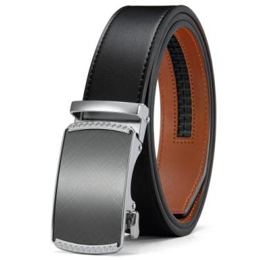 Imagem de Cinturón de Cuero con Ratchet CHAOREN para Hombre - Ajuste Personaliza