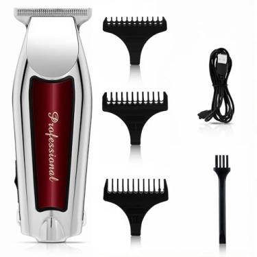 Imagem de Máquina de Cortar Cabelo Profissional, Barbeador Eletrico Recarregável USB, Aparador de Pelos Adequado para Barbas e Pelos de Animais Domésticos