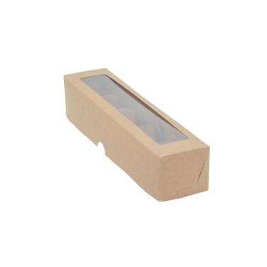 Imagem de 50 Caixas Para 5 Brigadeiro Visor Bombom Brigadeiro Trufas - Gráfica U