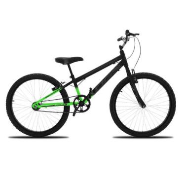 Imagem de Bicicleta Infantil Aro 24 KOG Masculina Com Freio V-Brake, Verde, Pret