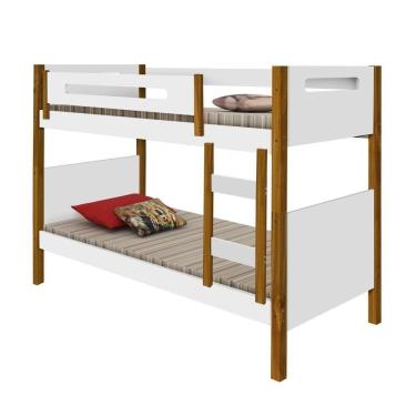 Imagem de Beliche Solteiro Flórida Com Proteção Lateral E Colchões