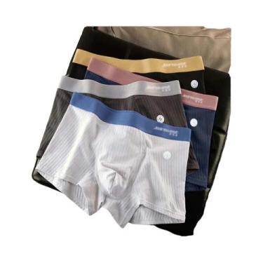 Imagem de Conjunto De 4 Calcinhas Boxer Masculinas Respiráveis E De Secagem Rápi