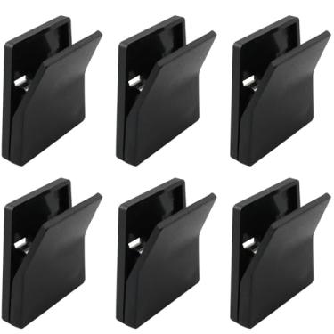 Imagem de XGNG Pacote com 2 clipes de parede autoadesivos grandes, 8 peças, gancho de vedação de plástico para cozinha, suporte de pasta de dente, suporte adesivo para banheiro, parede, limpador facial, clipe