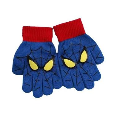 Imagem de Luvas De Inverno Tricotadas Para Crianças Marvel Spider-Man, Quentes P