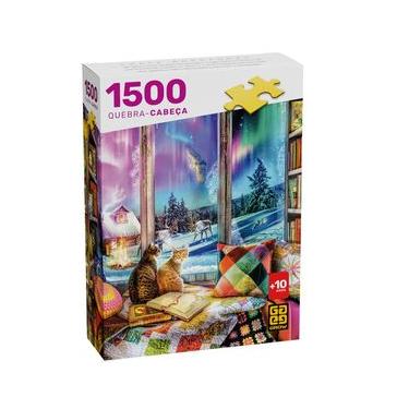 Imagem de Quebra-cabeça 1500 peças Chalé Norueguês