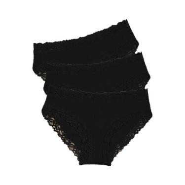 Imagem de Conjunto De Calcinhas De Renda Sexy Para Mulheres, Floral, Baixa Cintu