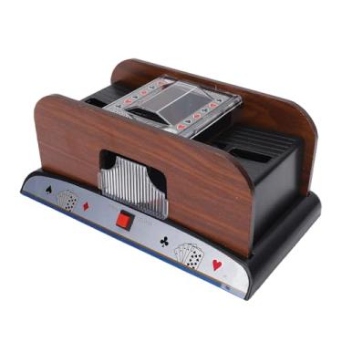 Imagem de Yinhing Embaralhador de Cartas Operado por Bateria Embaralhador de Cartas Automático de Elétrico para Pôquer Blackjack UNO Jogos de de Cassino Com Design