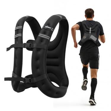Imagem de Troispot Colete pesado, colete pesado de 13,6 kg para caminhada, treinamento de força, corrida, corrida