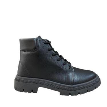 Imagem de Bota Feminina Coturno Moleca Cadarço Moda Conforto 5344.102-Feminino