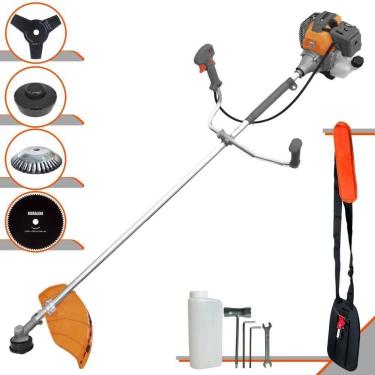 Imagem de Roçadeira Robusta Tekna Rl430p 43cc + Faca 80d E Escova
