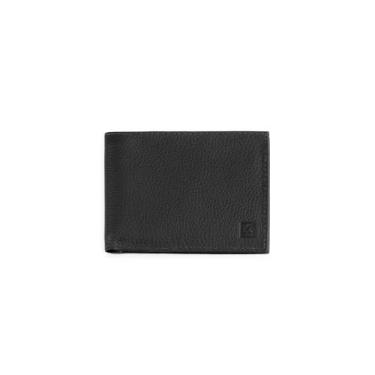 Imagem de Carteira Masculina De Couro Basica Bond Preta - Bagaggio, U, Preto