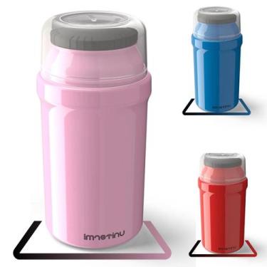 Imagem de Garrafa térmica infantil pequena 300ML Garrafinha térmica lancheira Fa