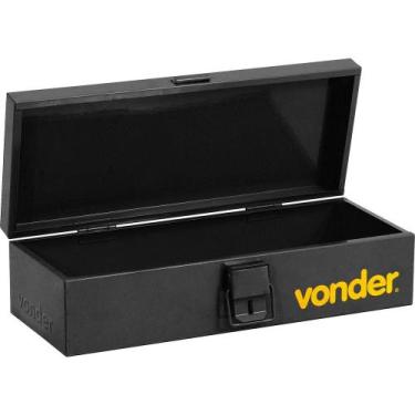 Imagem de Caixa metálica p/ ferramentas baú 400x160x110mm s/ bandeja - Vonder