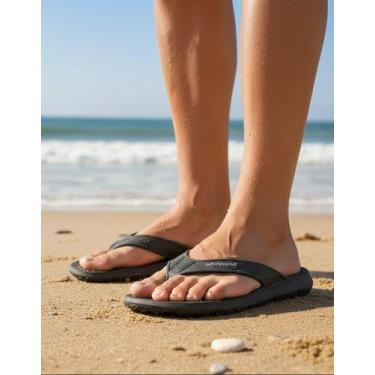 Imagem de Chinelo Ortopédico Super Leve Masculino Boaonda Bolt Conforto, Preto, 