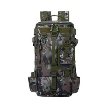 Imagem de Mochila De Pesca Super Grande De 42L Com Assento Para Vara De Pesca, A