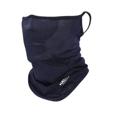 Imagem de Máscara Facial Respirável Com Proteção UV, Lenço De Verão Em Seda Gela