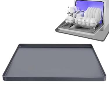 Imagem de Panela de drenagem para -louças, bandeja coletora de silicone para mini geladeiras e máquinas de lavar, tapete multifuncional de derramamento para acessórios de máquina de lavar em casa