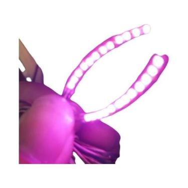 Imagem de Cílios Postiços Com Luz LED Para Halloween, À Prova D'água, Unissex, B