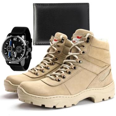 Imagem de Bota Cotuno Militar Cano Curto Couro Legitimo-Masculino