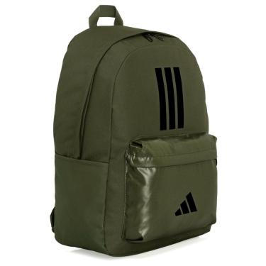 Imagem de Mochila Adidas Classic Back-To-School 3S Verde Oliva e Preto
