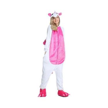 Imagem de Kigurumi Para Crianças E Adultos, Pijamas De Animais Em Estilo Unicórn