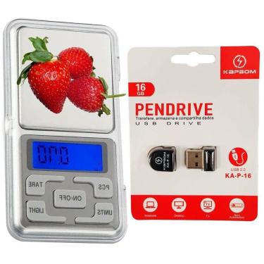 Imagem de Mini Balança Digital Bolso Alta Precisão 500g Joia Ouro Mini