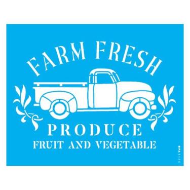 Imagem de Stencil de Acetato para Pintura 20x25 cm OPA - 3173 - Farmhouse Camion