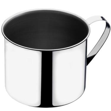 Imagem de Fervedor De Aço Inox Com Alça 2 Litros Caneca Leiteira Grande Zanella