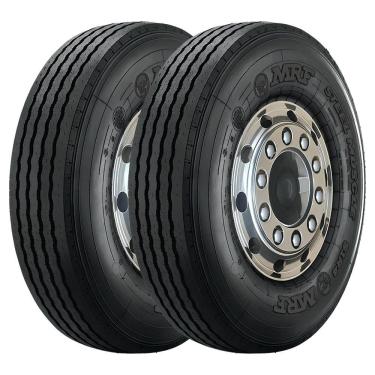 Imagem de KIT 2 Pneus MRF Steel Muscle S1R4 10.00-20 Aro 20 146/143K TT 16 Lonas Liso