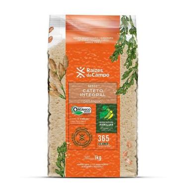 Imagem de Arroz Cateto Integral Orgânico Raizes do Campo1kg