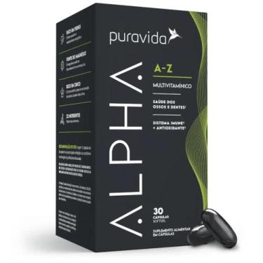 Imagem de Multivitamínico Alpha A-Z ( 30 cápsulas ) - Puravida