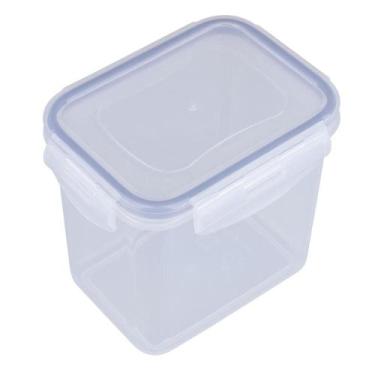 Imagem de Pote Porta Mantimento Hermético 850ml Quadrado Cazza Easy Fresh