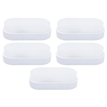 Imagem de Kit 5 Arandela Branca Tartaruga Led Ip65 8W 720Lm 3000K