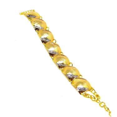 Imagem de Pulseira Bracelete Miami Folheado a Ouro 18k