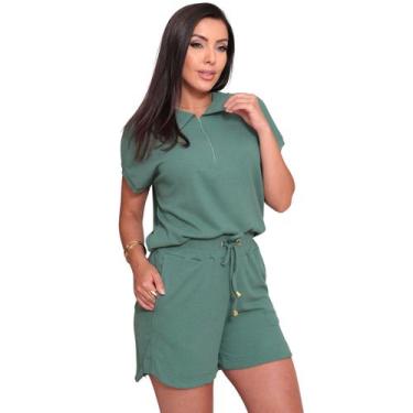 Imagem de Conjunto Feminino Soraia De Bermuda E Blusa MPR Original Promoção, Ver