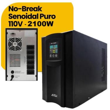 Imagem de NoBreak Senoidal Puro 3KVA 2100W Proteção e Energia Estável 110V ANB30
