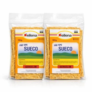 Imagem de Kit 2 Pao Tipo Sueco c/ Gergelim CELLENA 180g
