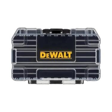 Imagem de Caixa De Armazenamento Compacta DEWALT TSTAK, Resistente, Preta, 148x8