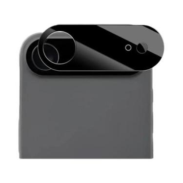 Imagem de Película De Vidro Temperado Preto Para Lente De Câmera Para iPhone 17 