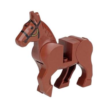 Imagem de Blocos De Montar De Elefante, Camelo, Alce, Gorila, Girafa E Cavalo, C