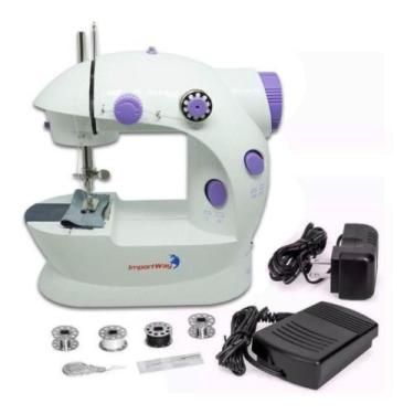 Imagem de Mini Maquina de Costura Importway IWMC-507: Bivolt e Braco Livre