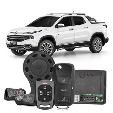 Imagem de Alarme Carro Taramps Tw 20ch G4 Chave Canivete Fiat Toro