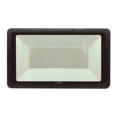 Imagem de Refletor LED 400W 6500K com Luz Branca e Alta Eficiência Energética Preto Elgin