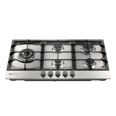 Imagem de Cooktop 5 Bocas Electrolux à Gás Experience Inox Semi Profissional (KE