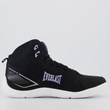 Imagem de Tênis Everlast Station 3 Feminino Preto e Lilás, 37