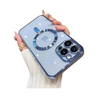 Imagem de Capa De Luxo Magsafe Com Revestimento Para iPhone pro Max 17 16 15 14 
