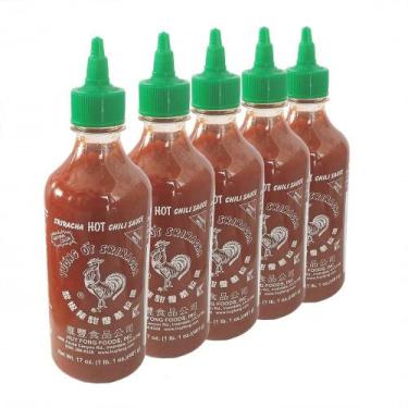 Imagem de Molho De Pimenta Sriracha Huy Fong 481g ( Kit Com 5)
